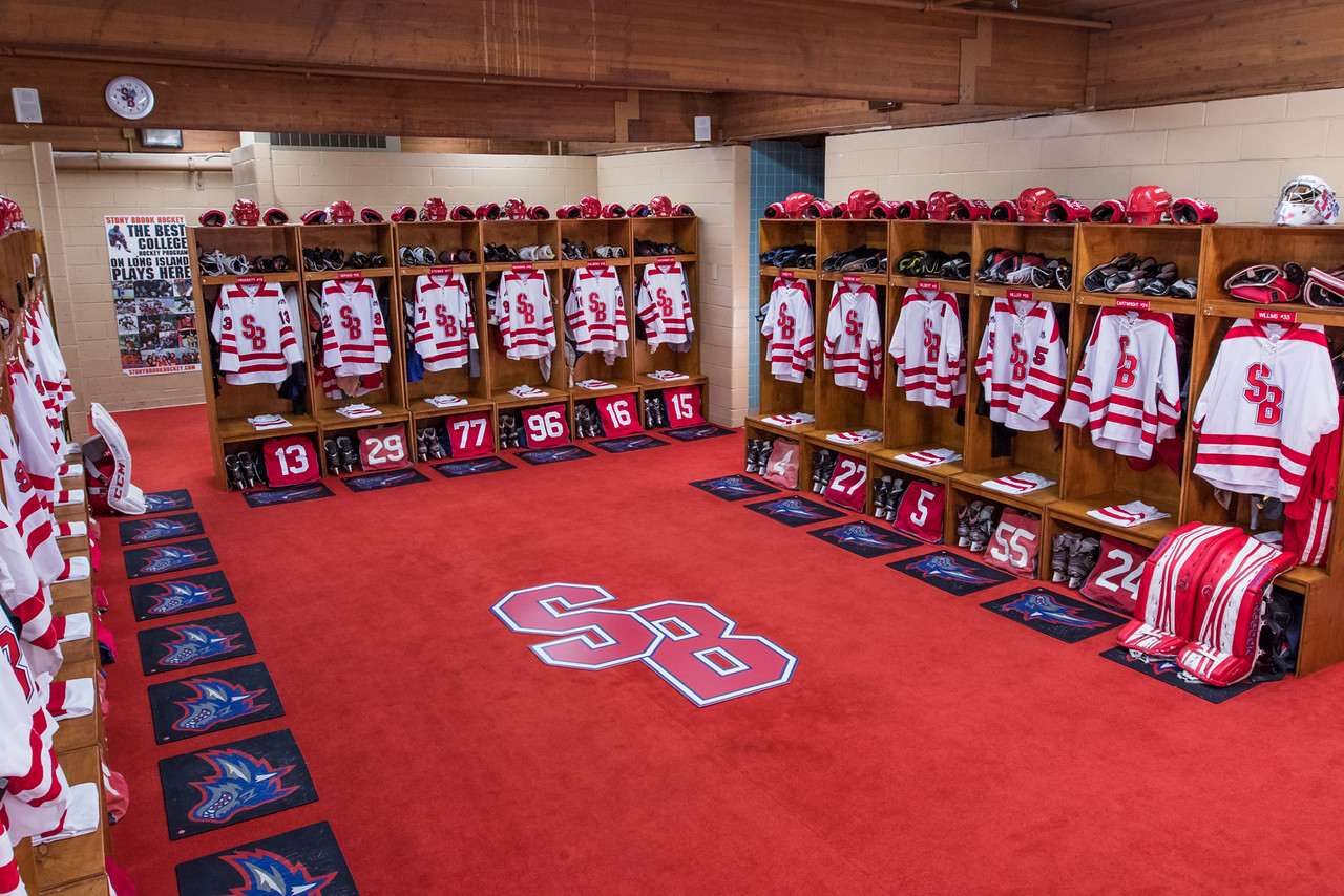 Locker Room Stony Brook Ice Hockey